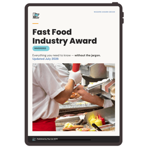 Fast Food Industry Award Cover MockUp