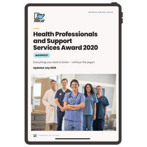 Health Professionals & Support Services Award eBook